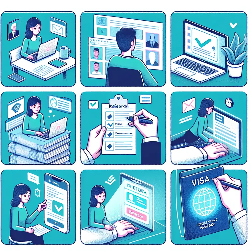 Representation of How to Apply for a Digital Nomad Visa: A Step-by-Step Guide